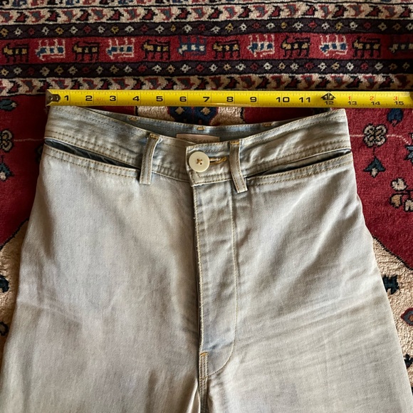 Jesse Kamm - 🇺🇸 American Bleached Denim Sailor Jeans - Archived Wash HTF - Picture 4 of 15